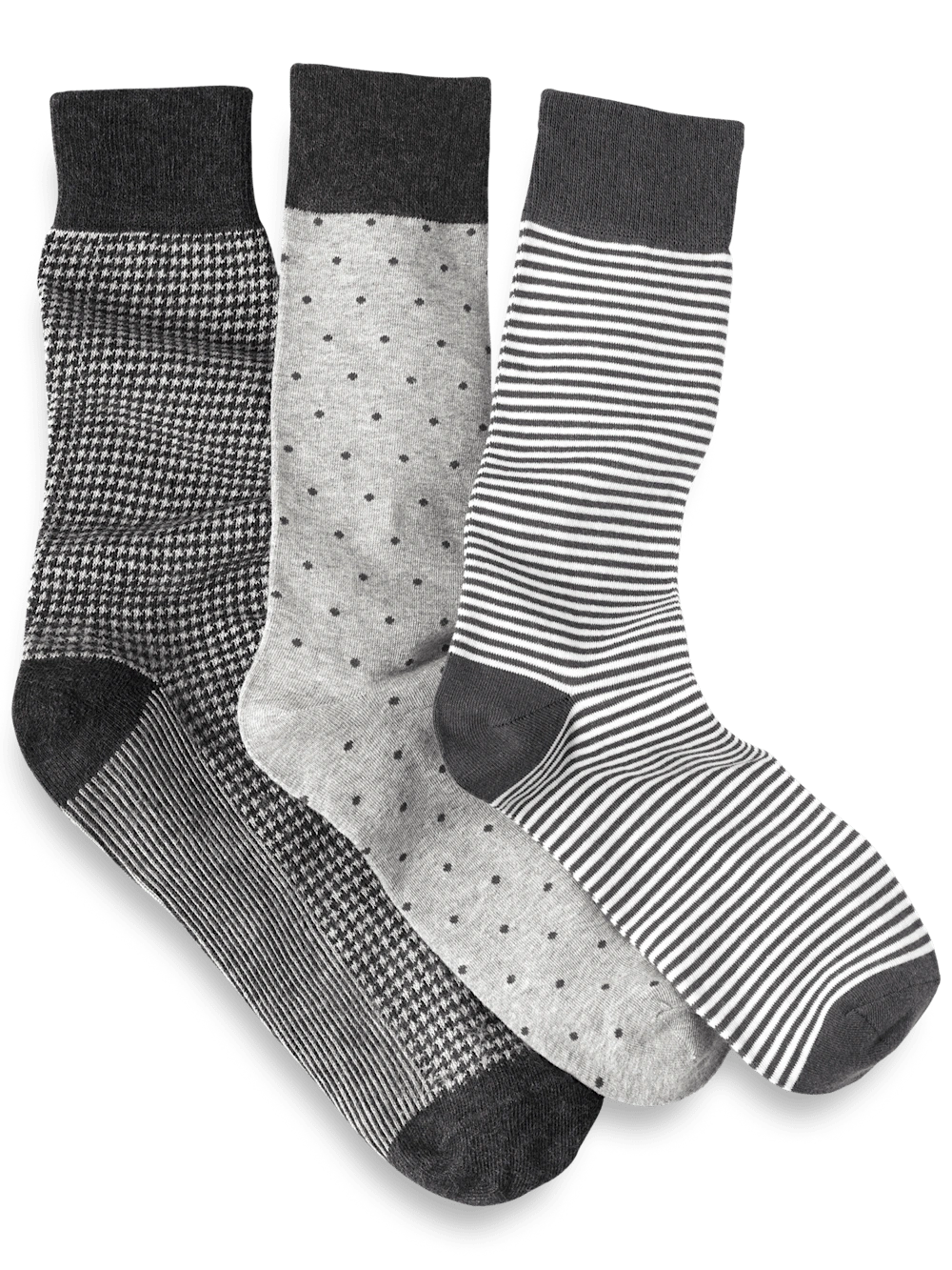 Grey Multi Socks Trio - Cosy Comfort for Every Day Adventures